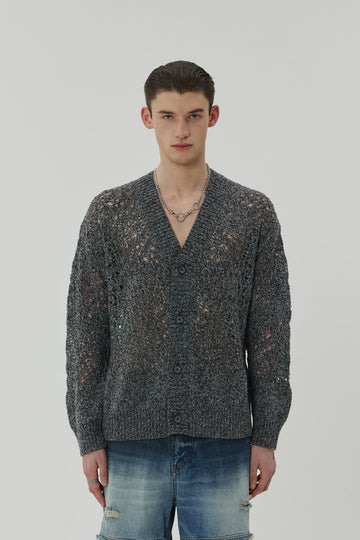 23SS PUNCHING KNIT CARDIGAN